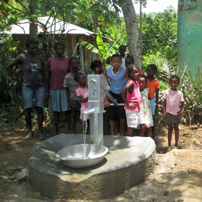 New Well Pumping safe water