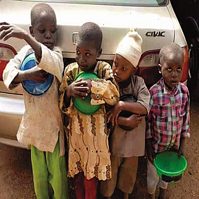Hungry Village Children