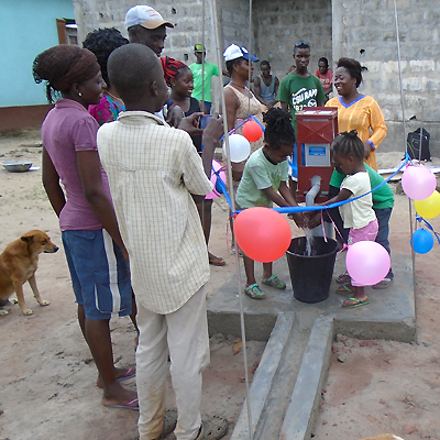 Safe Water pumping from New Well