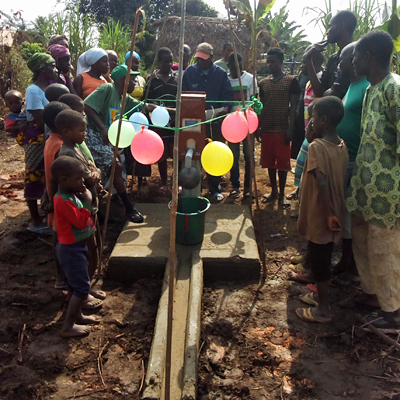 Dedication for new well