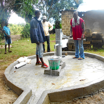 New Well pumping fresh, safe water