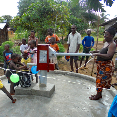 Safe water flowing for this community!