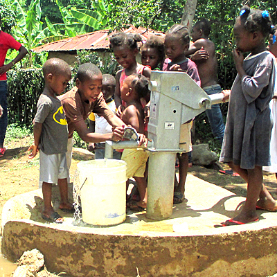 Village Children around the Well