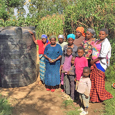 Some of the Village people who will benefit from New Water Tank