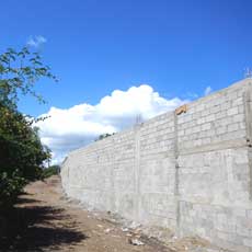Section of Wall By side road