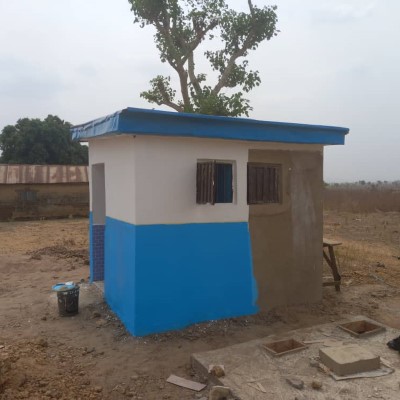 Completed Latrine