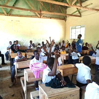 Magare Primary students during the training