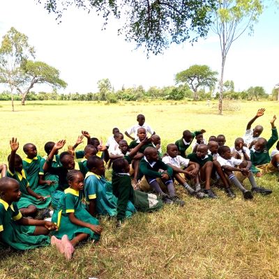 Students of Nyarienda Primary attending the training