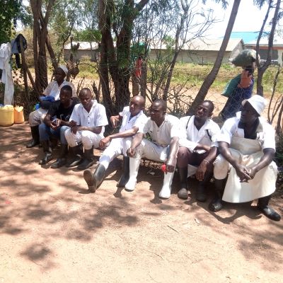 Rabuor Slaughter house members during the workshop