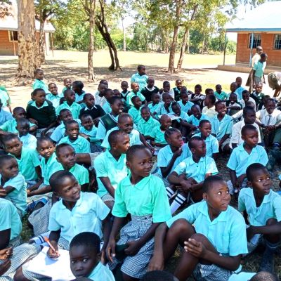 Rae mixed primary school students during the training
