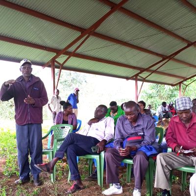 Kanyowila Community members in attendance of the training