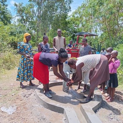 Access to clean hand washing water made possible 