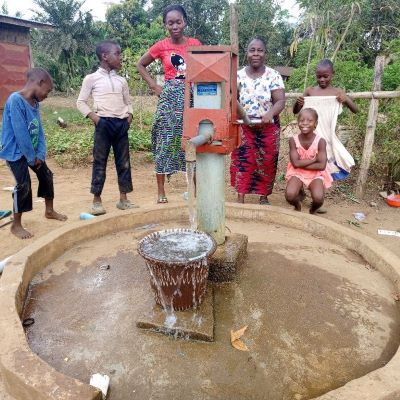 Grateful to have access to clean water