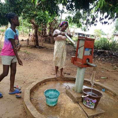 Grateful to have access to clean water