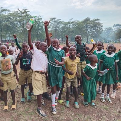 Students at Olasi Primary School