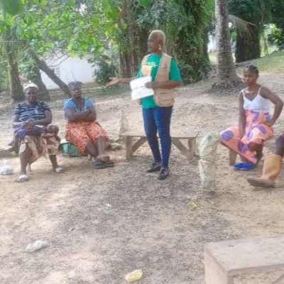 Health and Hygiene training session in Lofa village 