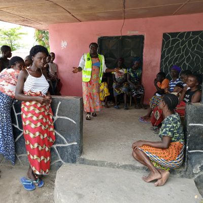 Health and Hygiene training session underway in Kpuor town