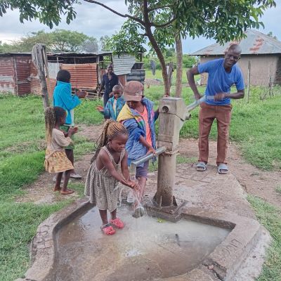 Village kids now have access to clean water