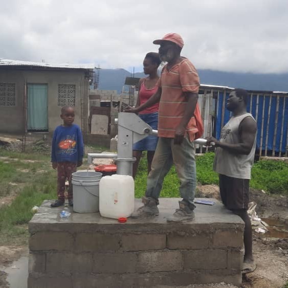 Drawing Water from new well