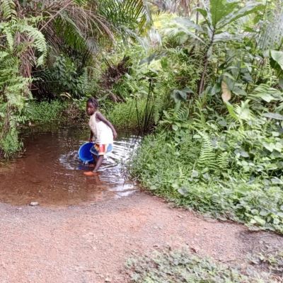 Community's old water source 