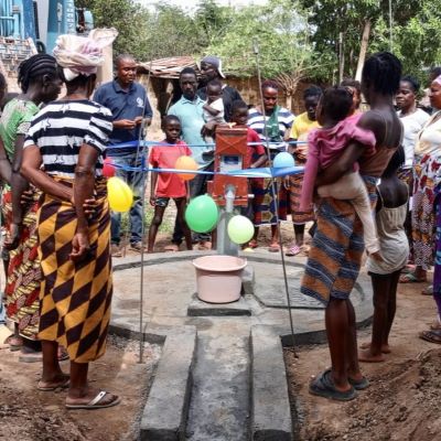 Zinc Camp community's new well