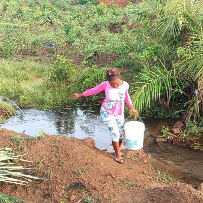 Community's old water source 