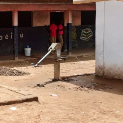 Broken school well before rehabilitation 