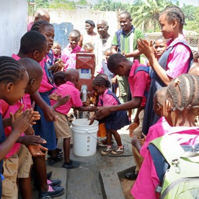 Clean drinking and hand washing water is back! 