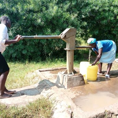 Community's first clean source of water