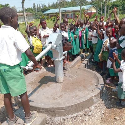 Kigoche Primary School new well 