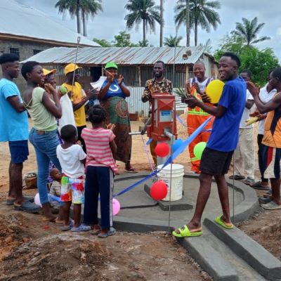 Community's new well 