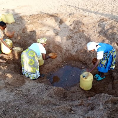 Community's old water source 