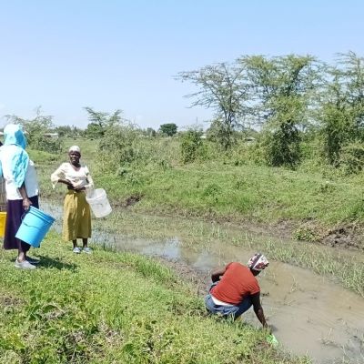 Community's old water source 