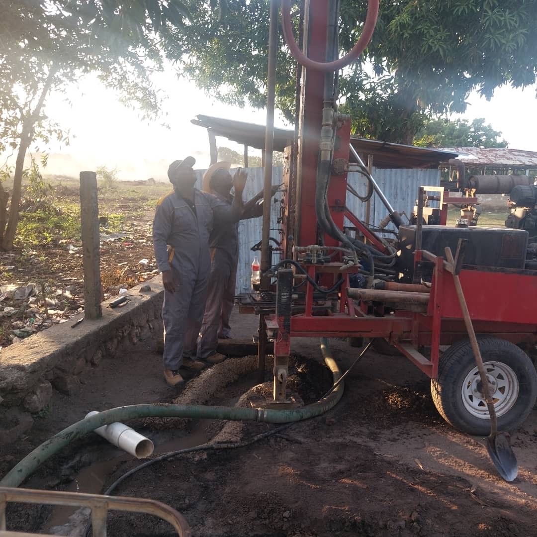 Drilling in progress