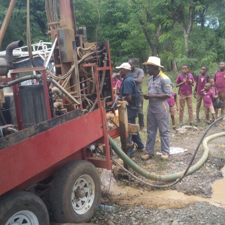 Drilling in progress