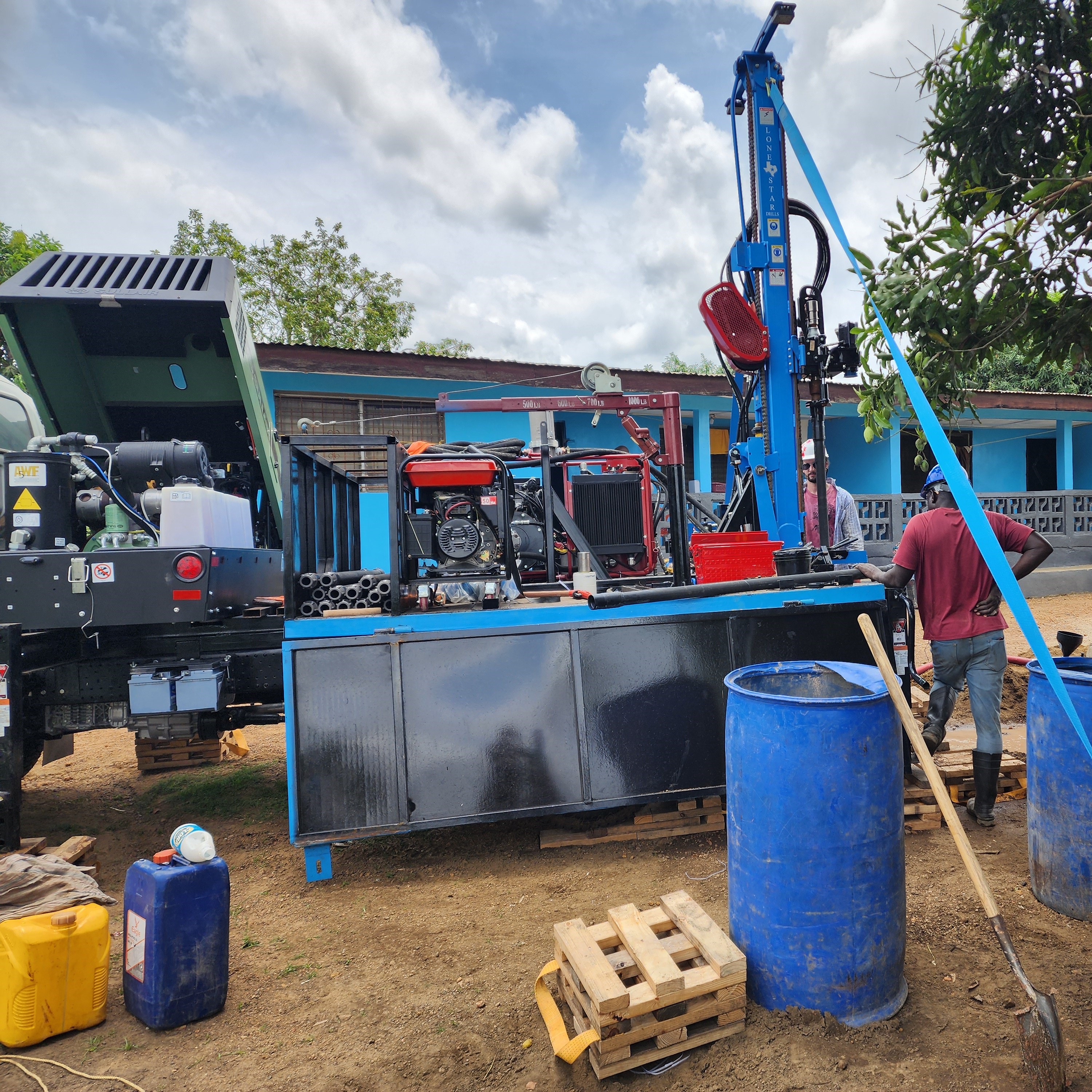 New Drill rig in operation