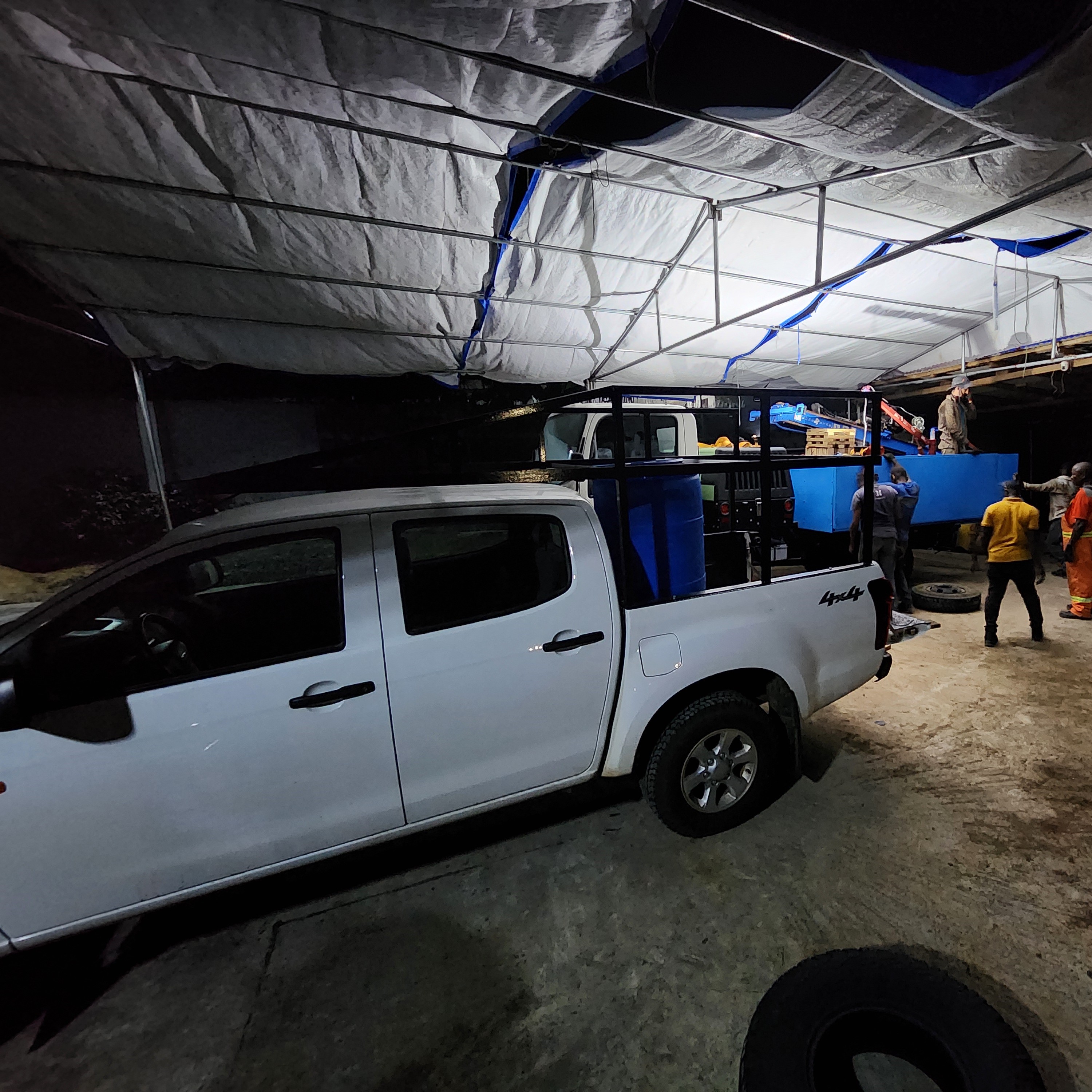 Packing up to go drilling