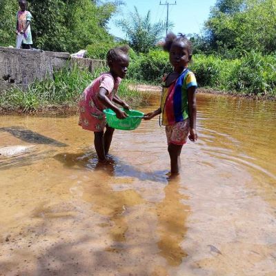 Community's old water source 