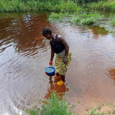 Community's old water source 