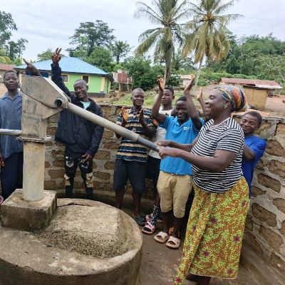 Clean water is back, everyone is happy