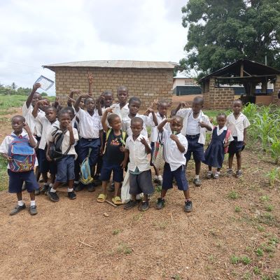Students at Meleke Community School