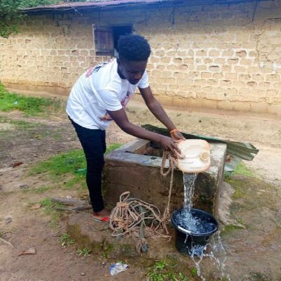 Community's old water source 
