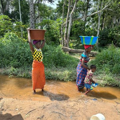 Community's old water source 