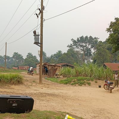 This is a view of Kabata town