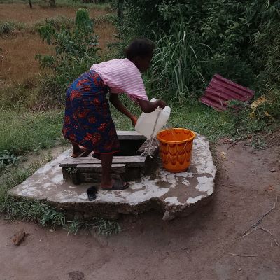 Community's old water source 