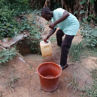 Community's old water source 