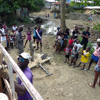Repairing Flood damaged well