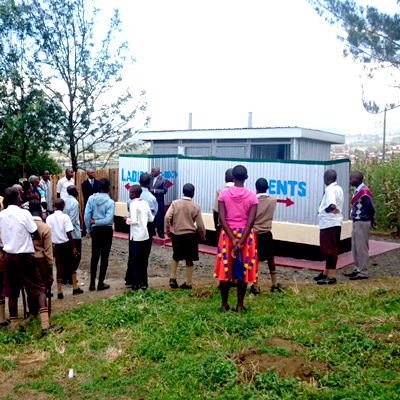 Dedication of New Latrine