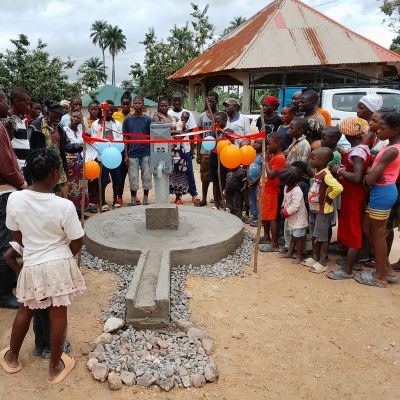 Community's new well 