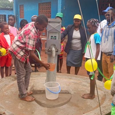 Grateful to have access to clean water